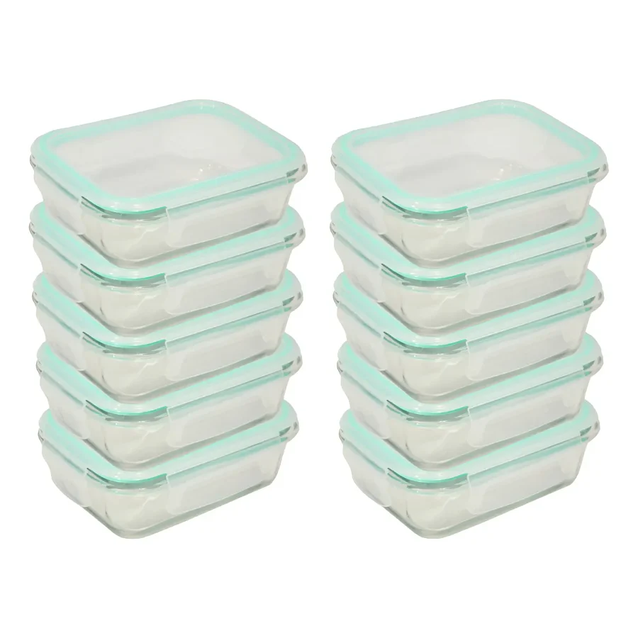 Kit 10 Potes Herméticos 640ml